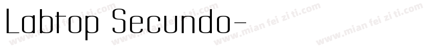 Labtop Secundo字体转换